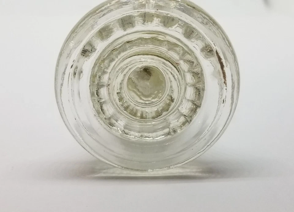 2" Empire Style PRESSED GLASS KNOB Victorian Antique vintage old dresser drawer  - Image 4 of 4