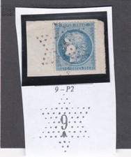 fr pub ! CERES N°60 etoile paris N°9 P 2 variété RARE 1er Choix  belle cote !