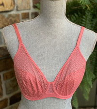 NWT CHANTELLE C Jolie Demi Bra - Coralin Size 34C Style C13B50 84