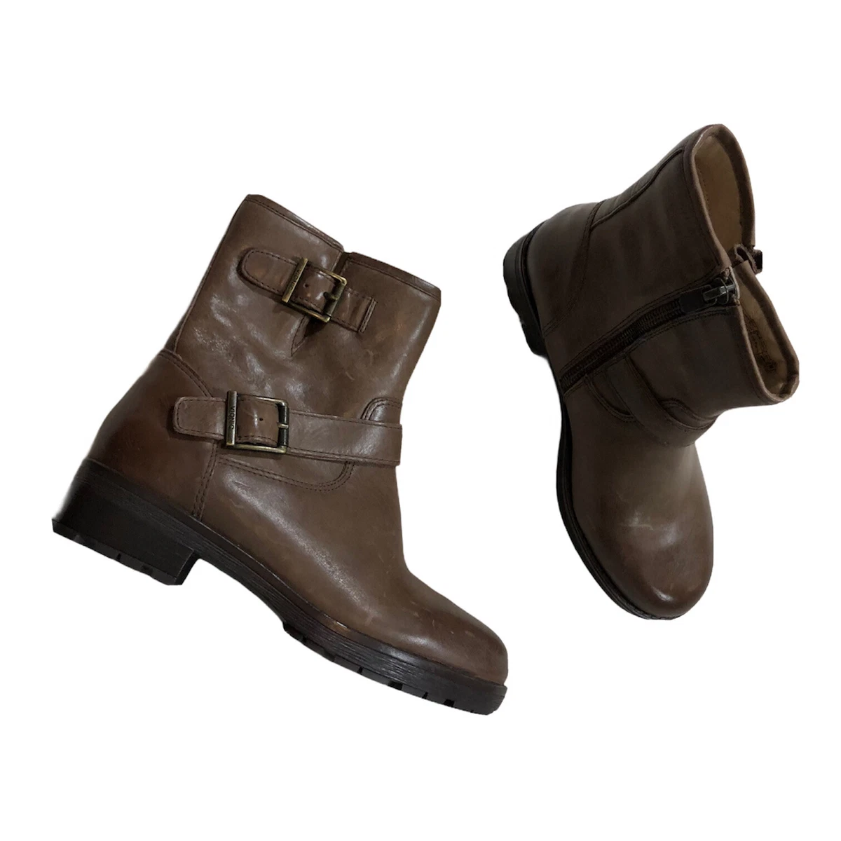 Vionic leather best sale boots