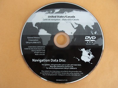 2007 2008 2009 2010 2011 GMC YUKON HYBRID DENALI NAVIGATION DVD VER 5.0c OEM 