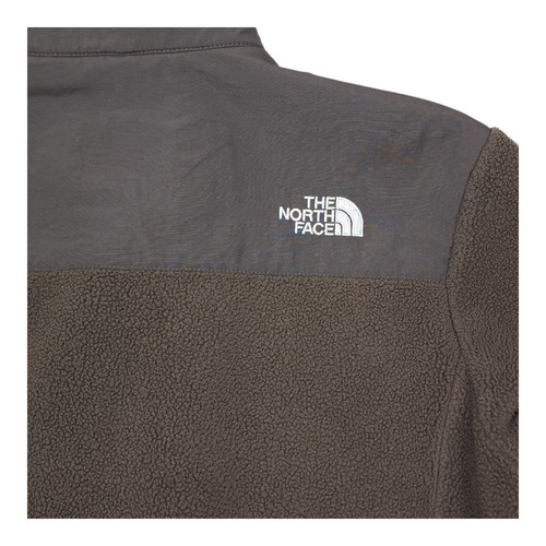 The North Face Girls XL Polartec Full Zip Fleece Jacket Recycled Brown - Picture 4 of 11