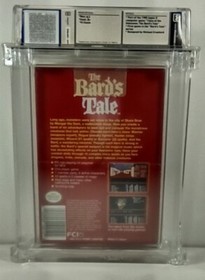 Bard's Tale New Nintendo NES Factory Sealed WATA Grade 8.5 B+ Near Mint Rare