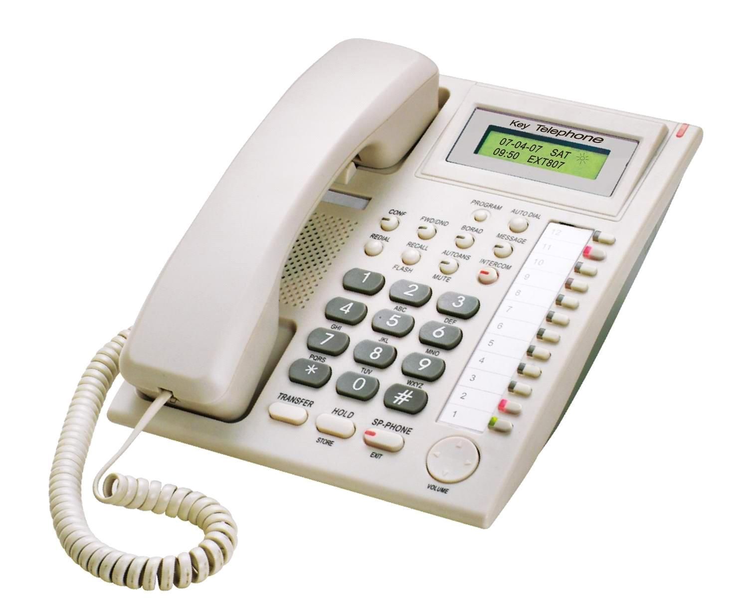 TELEFONO OPERATORE PH-201 con display, campo luci , specifico per centralini CP