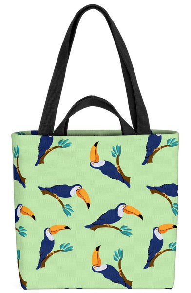 Tukan Safari Tasche Urwald Kinder Muster Vogel Zoo Tiere Dschungel Schnabel Url-image