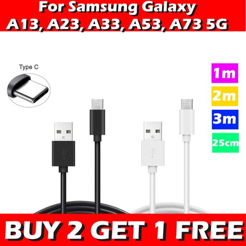 USBC Cable Charger USB Charging Lead for Samsung Galaxy A13 A23 A33 A53 A73 5G eBay