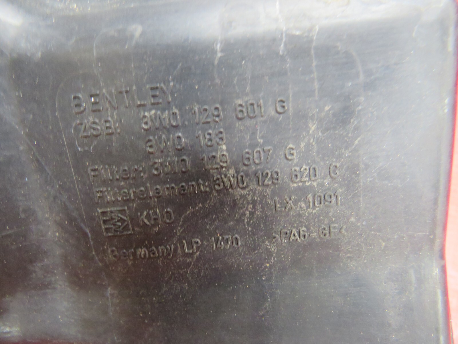 2006 BENTLEY FLYING SPUR BOTTOM LEFT SIDE INTAKE BOX
