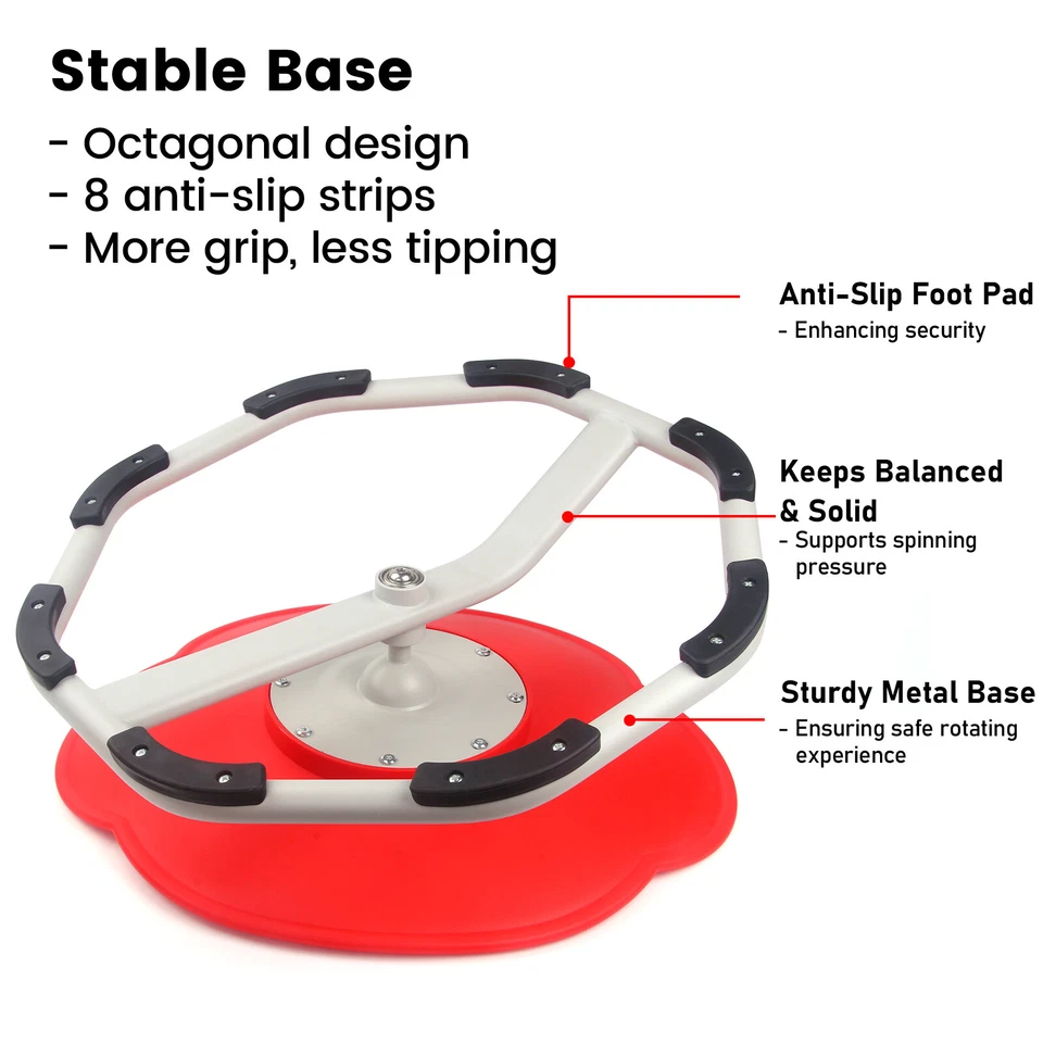 Sensory Spinning Chair 360° Upgraded Cat Paw Sensory Swivel Chair  Seat For Kids - Image 4 of 4