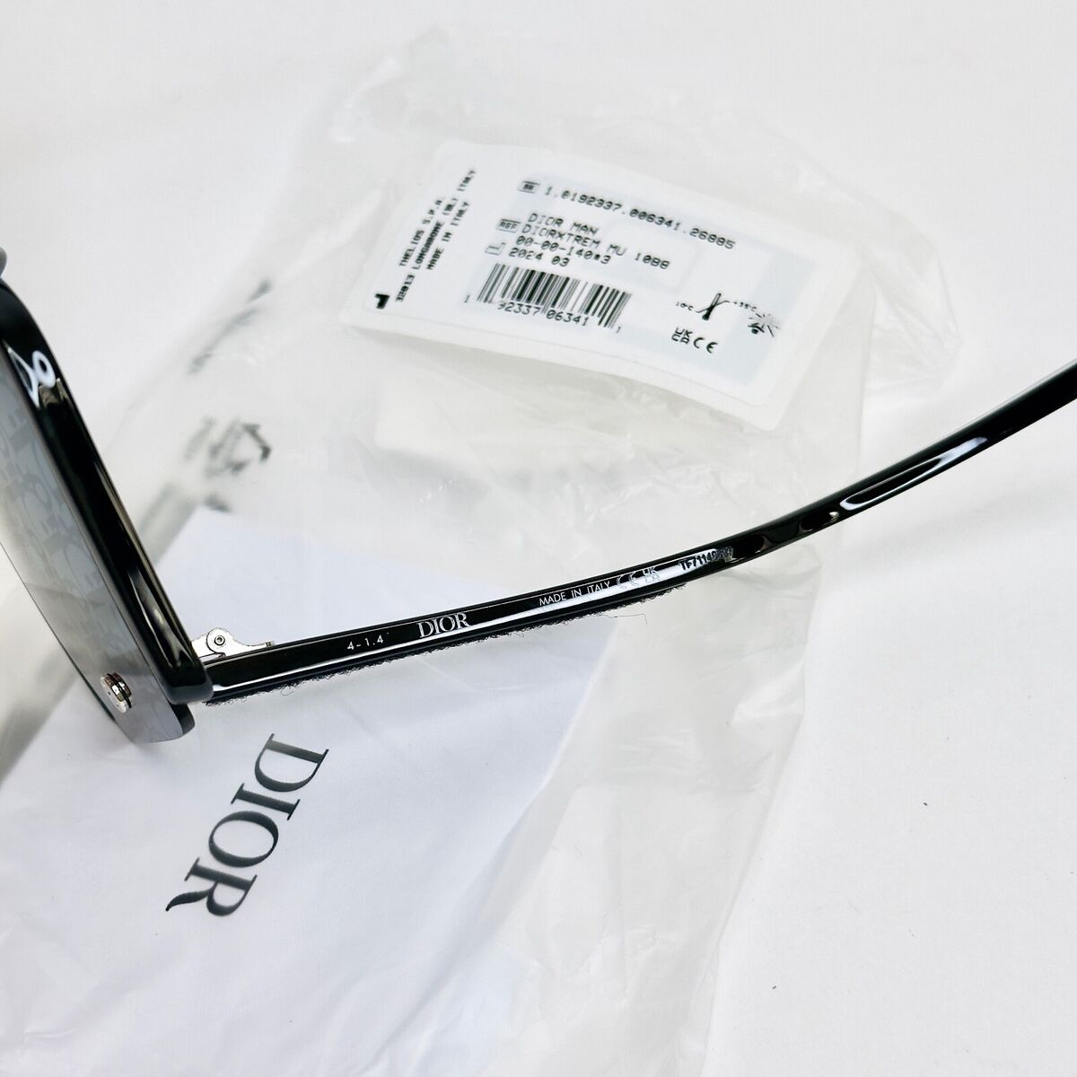 CHRISTIAN DIOR Black Mirror Oblique Print 2 Lens XTREM MU CHRISTIAN DIOR Black Mirror Oblique Print 2 Lens XTREM MU