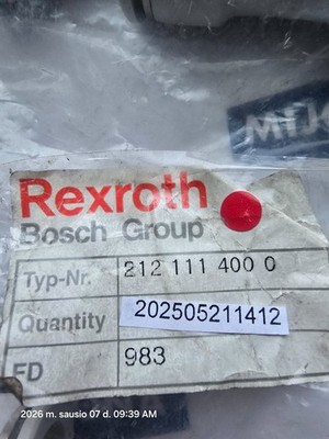 Rexroth BOSCH 212 111 400 0  2121114000 NEW OLD STOCK