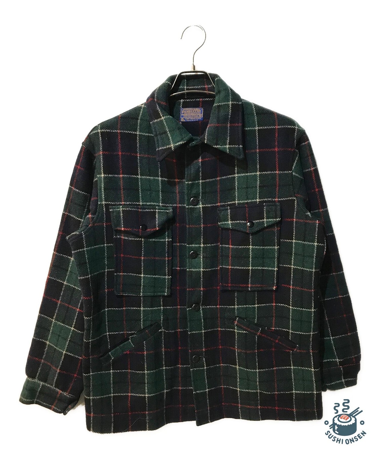 PENDLETON wool check jacket Size: S Green Men - image 1