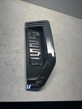 2017-2020 Ford F-250 F250 Platinum Right Fender Chrome Emblem