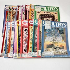 Quilter  s Newsletter Magazines 1994 1995 Lot of 20 Quilting Vintage Hobby