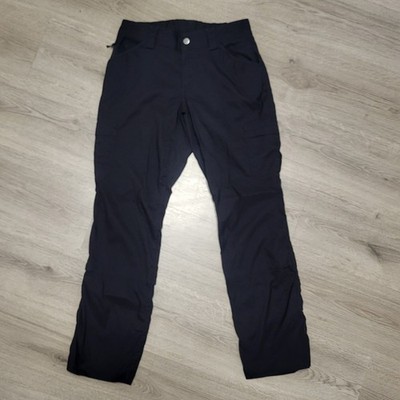 Duluth Trading Womens Black Cargo Hiking Pants Size 6 x31 Nylon Spandex Utility