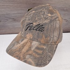 Pella Windows Doors Camouflage Adjustable Hook & Loop Baseball Hat Cap