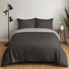 Image of Clearance Bedding Set Reversible Duvet Quilt Cover Pillowcase Single Double King