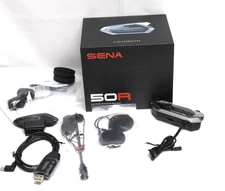 Sena 50R Motorcycle Bluetooth Communication System w/Sound by Harman/Kardon