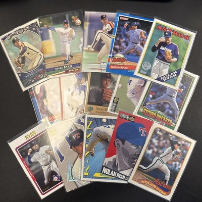 Nolan Ryan Card Lot - 28 Unique Cards! Misc Years & Brands