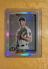 2022 Panini USA Baseball Stars & Stripes Longevity Adam Stone #32 Holo Silver 99