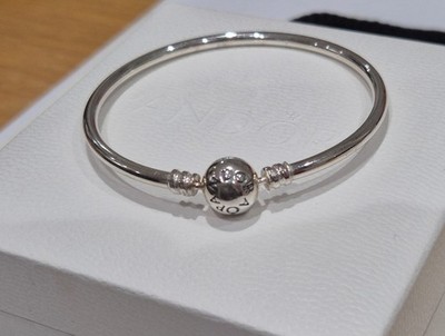Pandora Moments Armreif Größe 19 cm S925 Ale Sterlingsilber Aunthentic mit Box