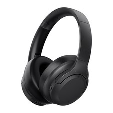 Wireless Wired Over-Ear Headphones - Black, Noise Cancelling Bluetooth 5.4 Mic