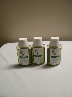 3 New KLORANE Thickness & Vitality Shampoo Olive 0.8 fl.oz/25mL Travel Sample