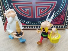 2 Figurines Resine Astérix  Et Panoramix La Grande Galerie Des Personnages 2012