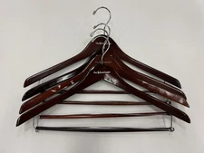 Polo Ralph Lauren Wooden Wood Suit Jacket Pants Blazer Hanger - (Lot of 4) -
