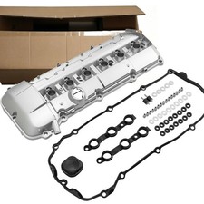 ALU Ventildeckel mit Dichtung Satz f�r BMW E39 E46 E53 525i 325i X5 Z3 M52 M54