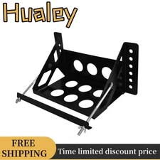 Battery Mounting Bracket Kit Fits up 14.3" Overall Black for Marine Boat Trailer