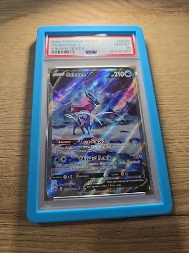 2023 Pokemon SWSH Suicune V Galarian Gallery Full Art #GG38/GG70 PSA 10 GEM MINT