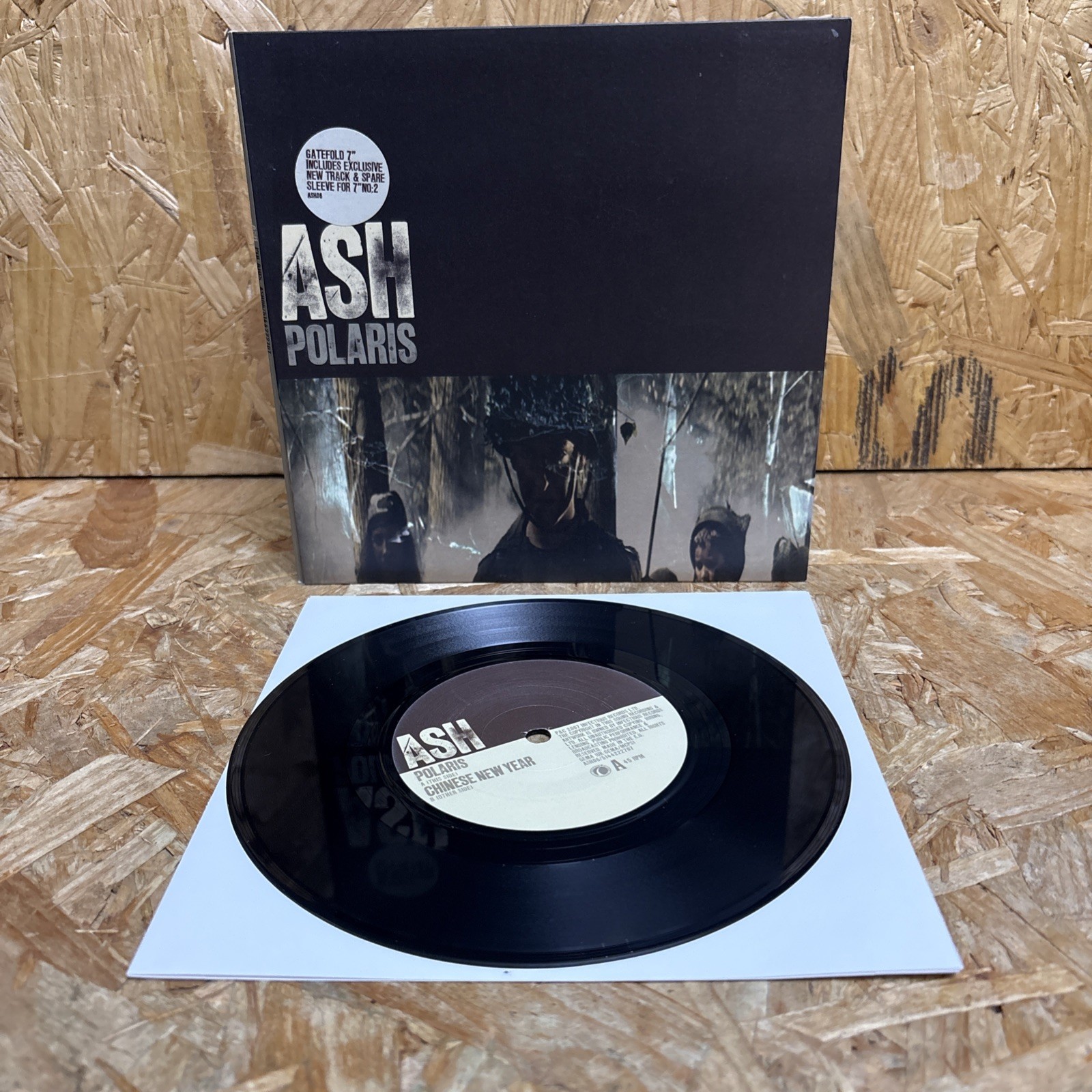 Ash - Polaris - 45 RPM 7"" Vinyl Single Gatefold Sleeve