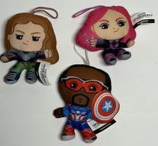 2024 McDonald's Happy Meal Marvel Captain America Brave New World Plush Lot of 3