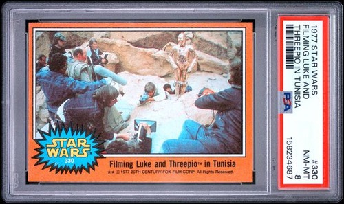 1977 STAR WARS #330 FILMING LUKE AND THREEPIO IN TUNISIA PSA 8 NM-MT 4687