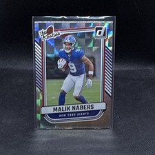 Panini 2024 Donruss Malik Nabers #TR-34 New York Giants Rookie Football
