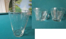 Hawkes Crystal Aquila Pattern Shooting Star Ice Bucket Creamer Sugar Pick 1