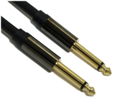6ft Premium 1/4inchinch MONO (TS) Guitar Cable  Male to Male  18AWG  Gold Plated