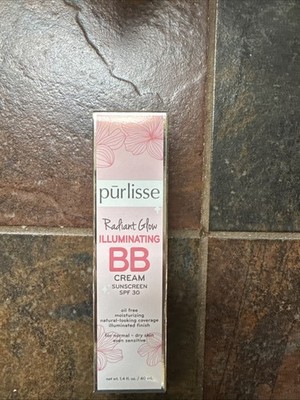 LIGHT MEDIUMPurlisse Radiant Glow Illuminating BB Cream SPF 30  1.4oz  Exp 08/28