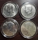 1968 D Kennedy Half Dollar 40% Silver Lot Of 4 Uncirculated