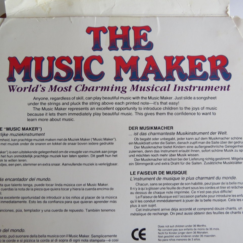 Vintage Nepeneno4ka 15 String Music Maker Lap Harpmusic sheets Tuning ...