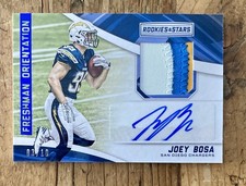 JOEY BOSA 2016 Panini Rookies & Stars Autograph Game Jersey Patch RC #03/10