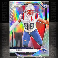 2024 Prizm - Jaheim Bell Rookie RC - #337 TRUE SILVER PRIZM PATRIOTS MINT