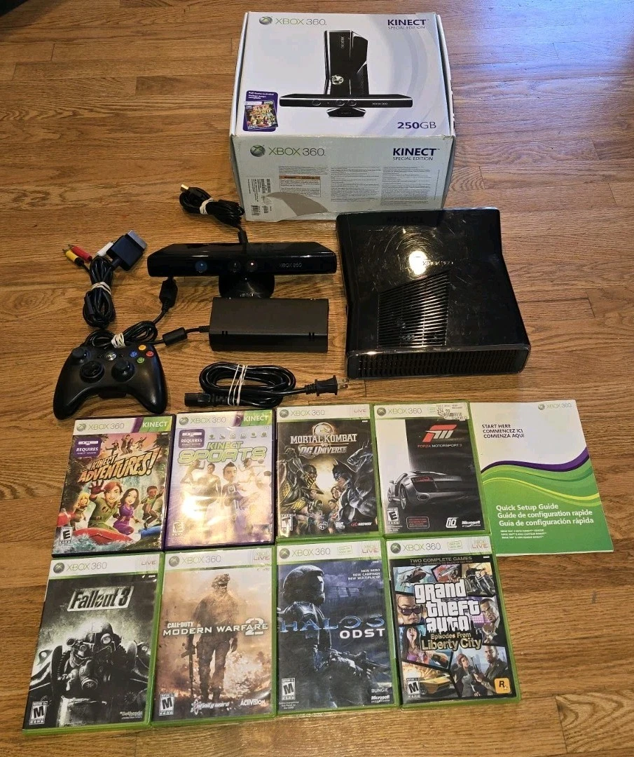 Xbox 360 Kinect Special Edition 250gb for sale | eBay