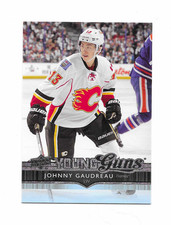 2014-15 UD Series 1 -  Johnny Gaudreau Young Guns Rookie Card # 211 (14-15). rookie card picture