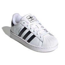 Pre School Kid's Adidas Originals Superstar II C White Black JH9980 Size 12.5k