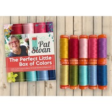 Perfect Little Box of Colors Aurifil Thread Set 50wt  220yds, PS50PLBC10