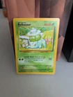 Pokémon TCG Bulbasaur Base Set 44/102 Non Holo WOTC MP-LP