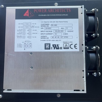Power Architects PA-1493 9062-034378 Power Supply