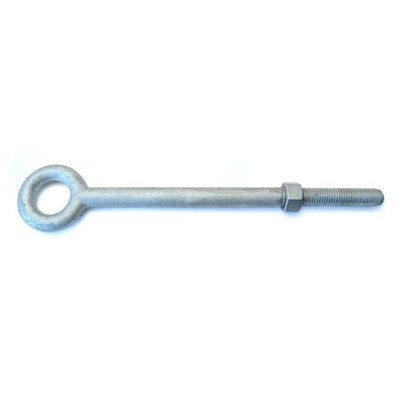 3/4''-10 x 1-1/2'' x 12'' x 14-3/4'' Hot Dip Galvanized Eye Bolts (1 pcs.)