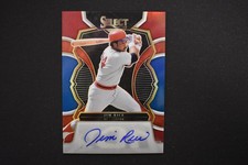 Jim Rice 2023 Select Baseball Signatures Tri-Color Prizm /49 Boston Red Sox